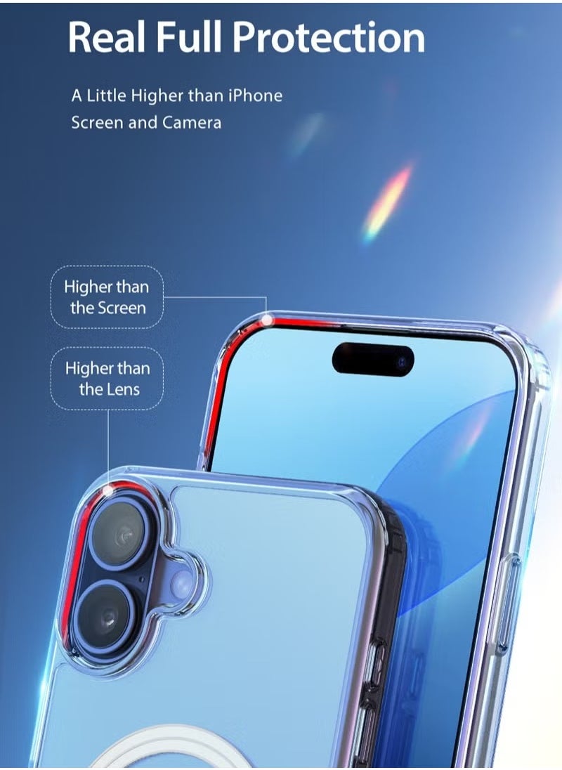 Generic - Protection Case Cover With Magsafe for Apple iPhone 16 Plus Clear - Image 1