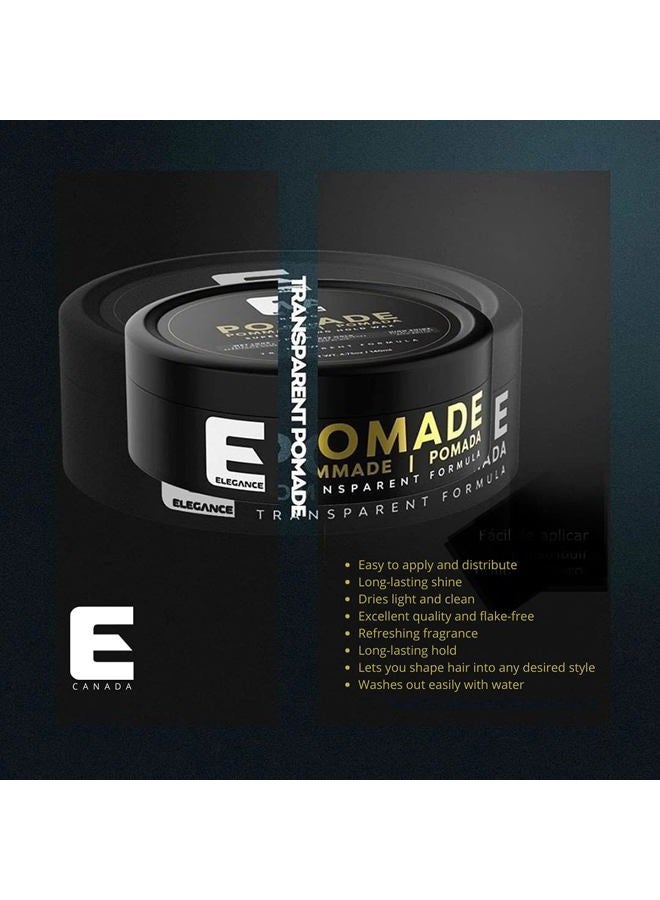E Elegance Hair Products Original Transparent Hair Pomade, Super Strong Hold Hair Wax 4.73 Oz - Image 4