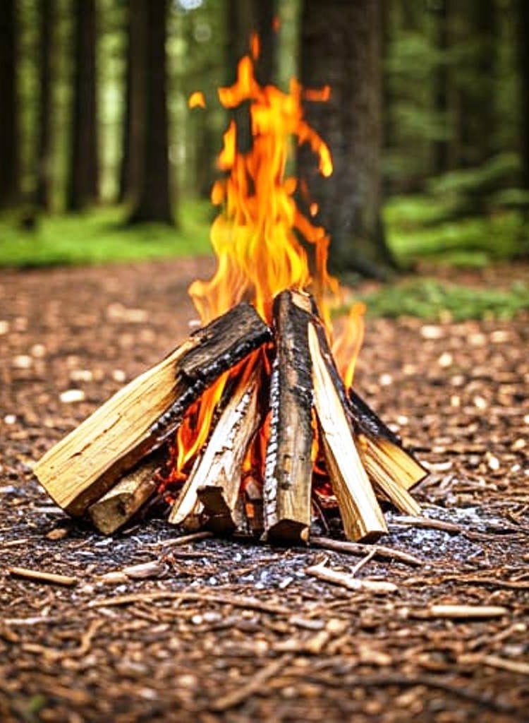 GO2CAMPS 5 KG Firewood for Camping, BBQ, Fireplace & Outdoor Use – Kiln-Dried Hardwood Logs – Clean Burning, Low Smoke, Eco-Friendly Natural Fire Wood – Perfect for Bonfires, Grills & Stoves - Image 3