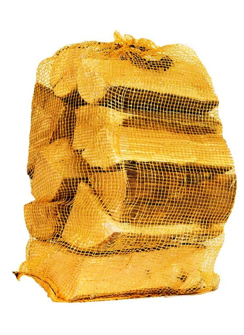 جو تو كامبس - قطع حطب من خشب البتولا الفاخر - عبوة 5 كجم في كيس شبكي أصفر - قطع من الخشب الصلب - Image 1
