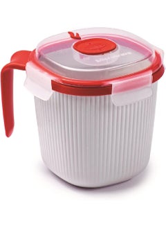 Snips Snips Microwave Milk, Tea, Soup Warmer Mug 0.7 Liter, 0% BPA – Use & Reuse product, Made in Italy, 000847  - Image 1
