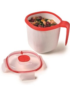 Snips Snips Microwave Milk, Tea, Soup Warmer Mug 0.7 Liter, 0% BPA – Use & Reuse product, Made in Italy, 000847  - Image 5