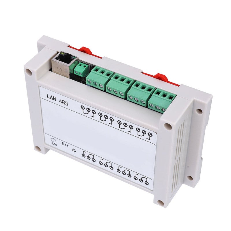 متحكم تتابع إيثرنت 8 قنوات: تحكم RJ45 مع وحدة TCP/IP - تحكم خادم ويب بمنفذ IP قابل للتعديل لأنظمة أندرويد ونظام ويندوز المتصلة بالشبكة عن بعد - Image 1