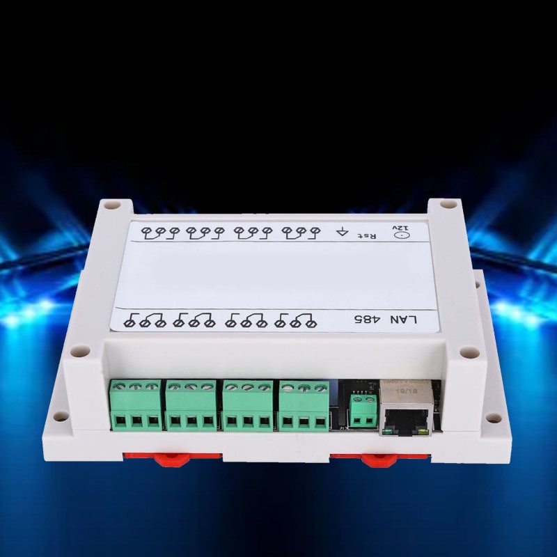 متحكم تتابع إيثرنت 8 قنوات: تحكم RJ45 مع وحدة TCP/IP - تحكم خادم ويب بمنفذ IP قابل للتعديل لأنظمة أندرويد ونظام ويندوز المتصلة بالشبكة عن بعد - Image 2