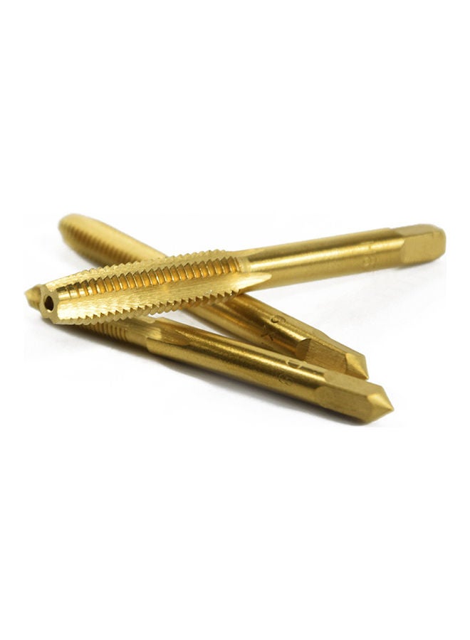 5-Piece Metric Plug Hand Tapper Set Gold 10.00x10.00x10.00cm - Image 3