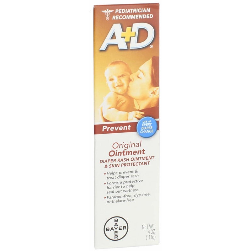 AD Diaper Rash Ointment Skin Protectant Original  4 oz Pack of 4 - Image 3