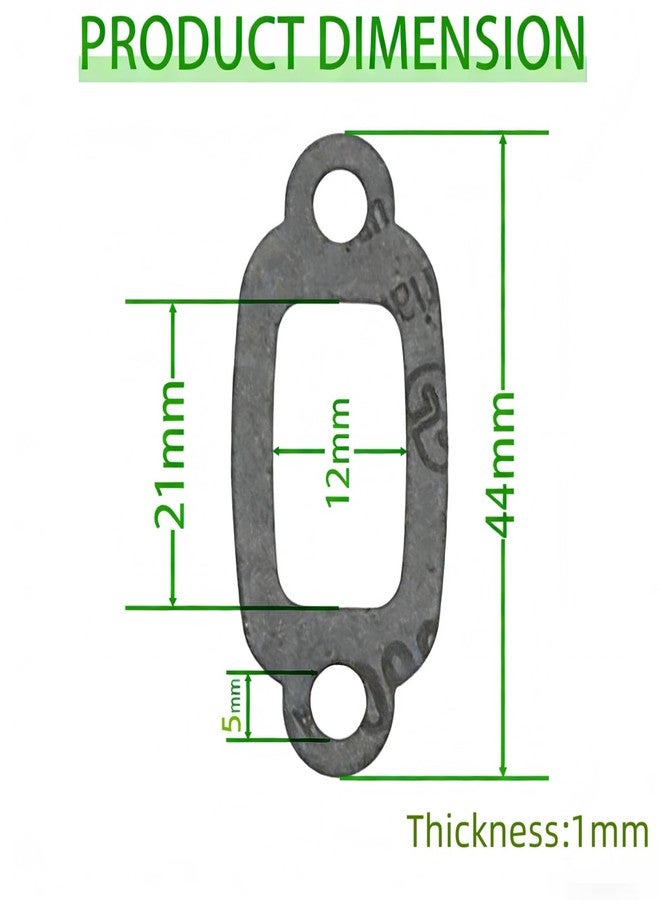 AFDHGS 10-Pack High-Temperature Gasket Set for 1/5 RC Car Exhaust Pipe - Fits 23CC-36CC Zenoah, ChongYang Engines and Major RC Brands - Image 2
