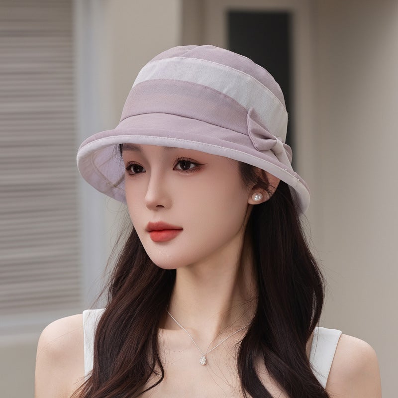 Summer Straw Hat Women Hepburn  Wide Brim Beach Sun Hat