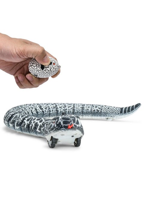 Remote Control Rattle Snake - Realistic Robot Snake Toy With Infrared Receiver - Rc Animal Prank Toy Perfect For Kids Ages 4 Up Or For Adult Pranks - Makes A Great Gift