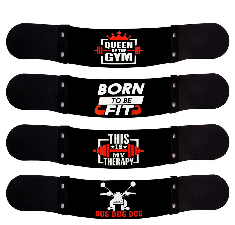 Aprodo New Arm Blaster, Biceps Muscle Workout, Heavy Duty Thick Gauge, Padded, for Men & Women (I Love Mooch) - Image 5