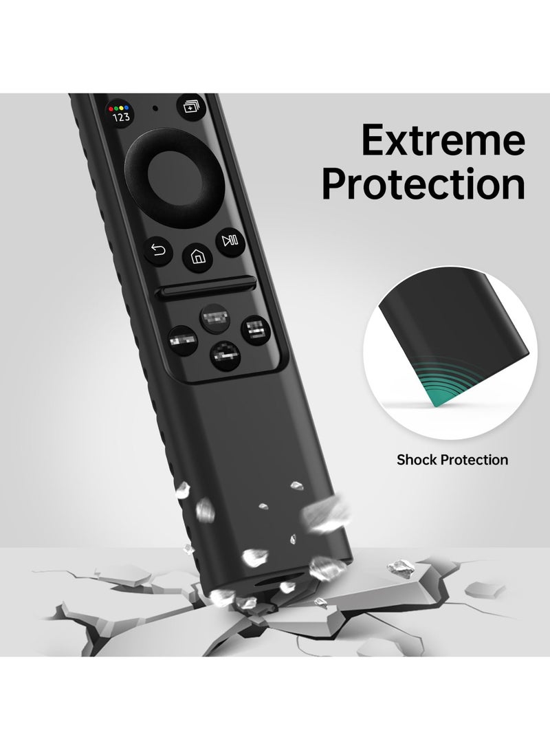 New For Samsung TM2360E BN59-01432A TM2361E Solar Remote Control Silicone Protective Case For BN59-01432A Anti-Drop Dustproof Protector Sleeve (Black) - Image 5