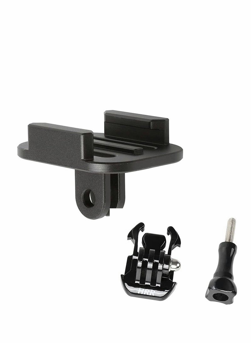 Excefore Quick Release Base Tripod Adapter Mount Compatible for GoPro Hero 9 8 7 6 5 4 Session Max, Insta360 One R, DJI Osmo Action, Akaso Sports Camera, Black - Image 1