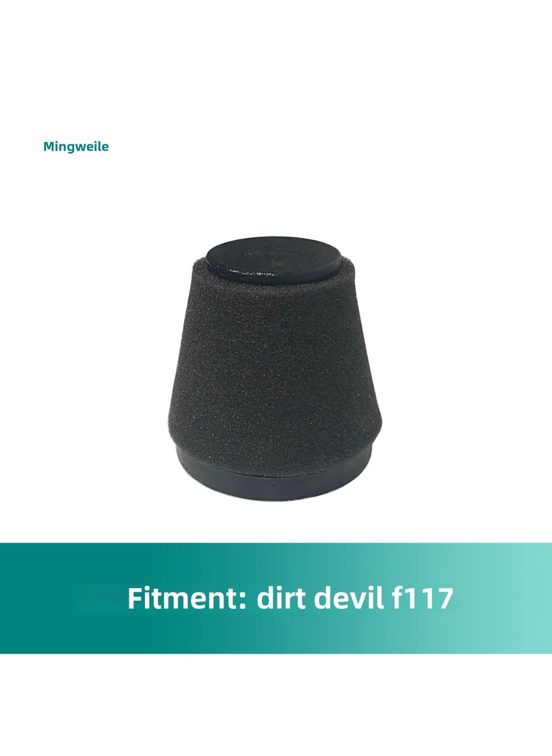 1 x 5 pcs Dirt Devil F117 Vacuum Filter with Sponge Set 