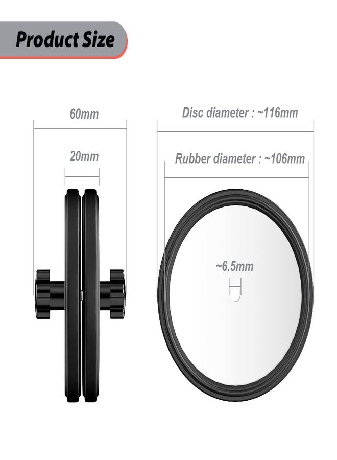 WEWU ROUNDS LP Vinyl Record Label Saver Vinyl Record Clean Saver Record Cleaning Protector Waterproof Label Saver Record Cleaner Clamp Care (12", Black) - Image 5