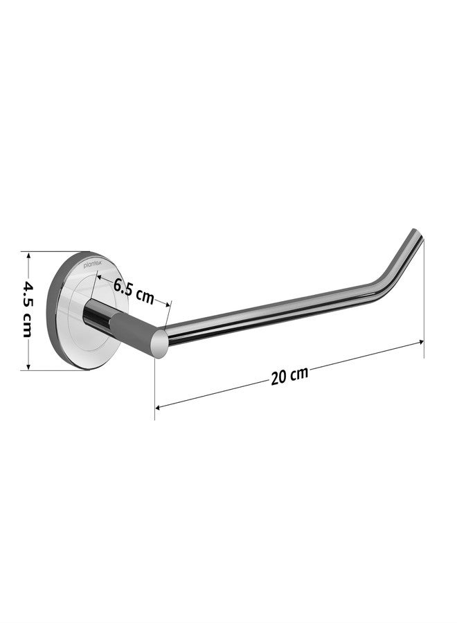 Plantex Stainless Steel Toilet Paper Roll Holder/Toilet Paper Holder/Tissue Paper Roll Holder for Bathroom Accessories (Chrome) - Image 3