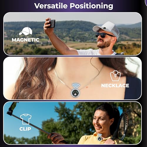 Audio Array AM-W20 Magnetic Wireless Lapel Microphone Set | One Touch Smart Noise Reduction | 48KHz/24Bit Hi-fi Recording | 50M Range | 800mAh 48Hrs Long Battery Backup | Vlogging, Podcast, Streaming - Image 5