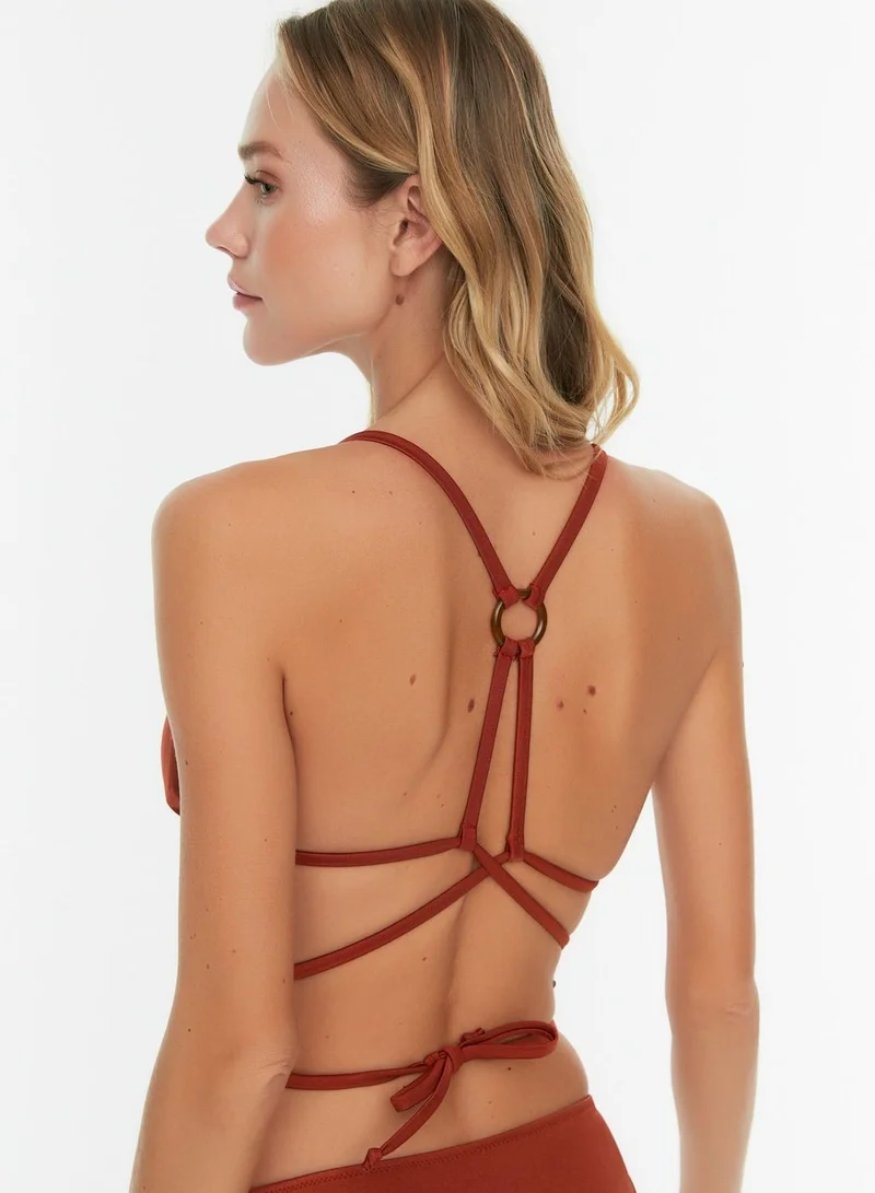 trendyol Plunge Bikini Top