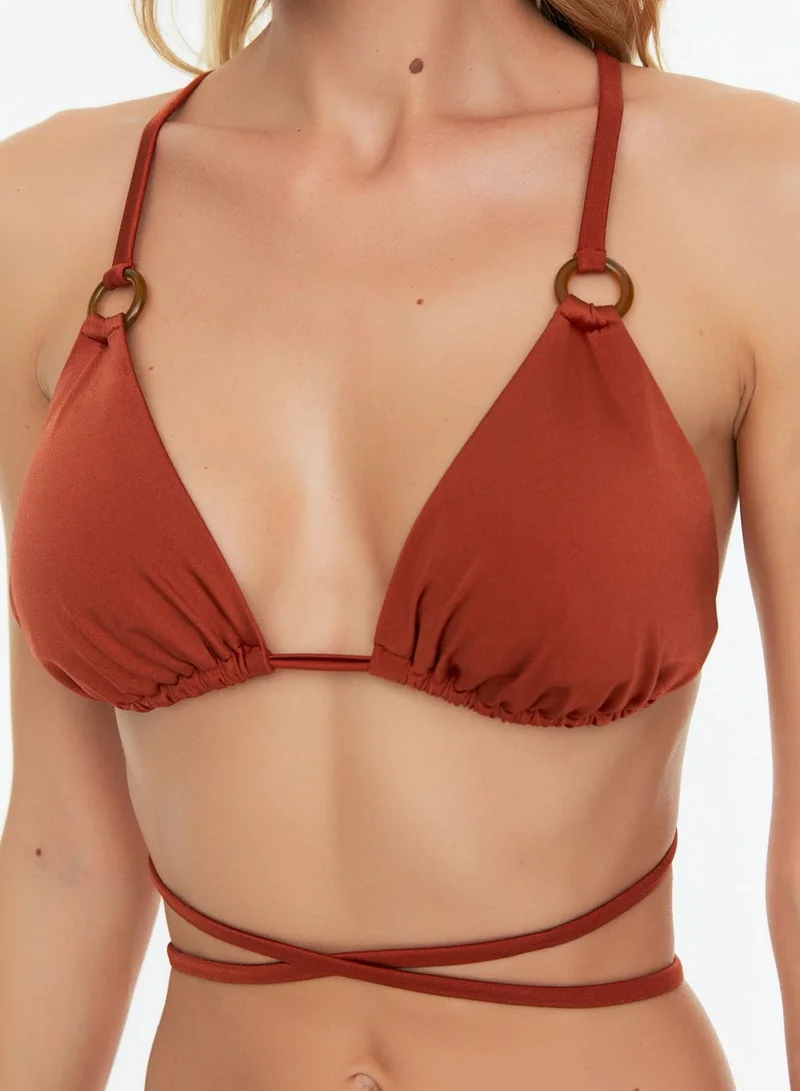 trendyol Plunge Bikini Top