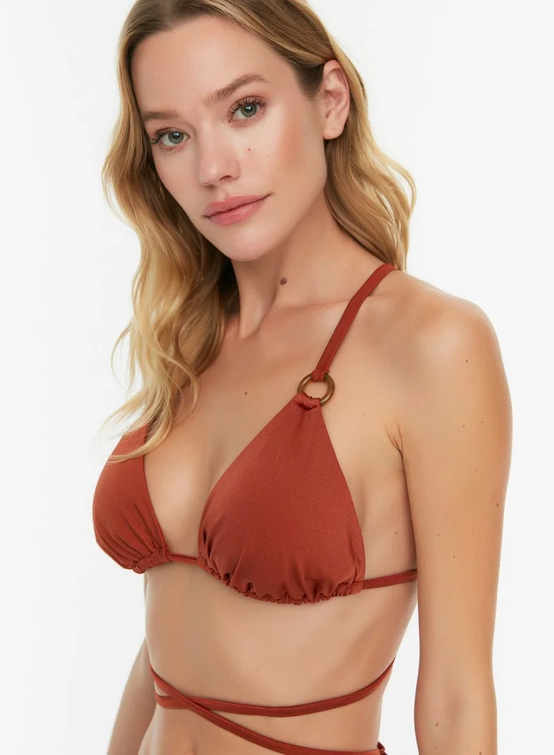 trendyol Plunge Bikini Top