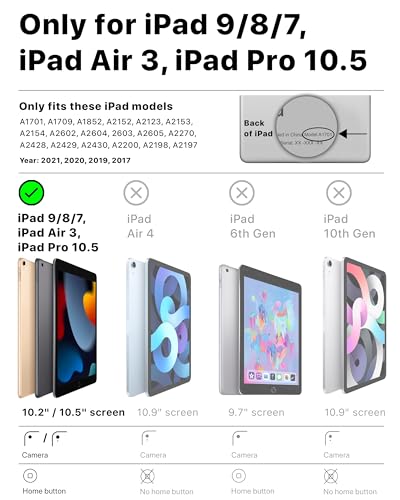 cooper Official Cooper Dynamo iPad 9th Generation Case for Kids fits iPad 10.2, 8th, 7th Gen, Air 3, Pro 10.5 | Rugged, Lightweight, Kids Proof Case with Magic Handle & Stand, Pencil Holder (Bubble Gum Pink) - Image 2