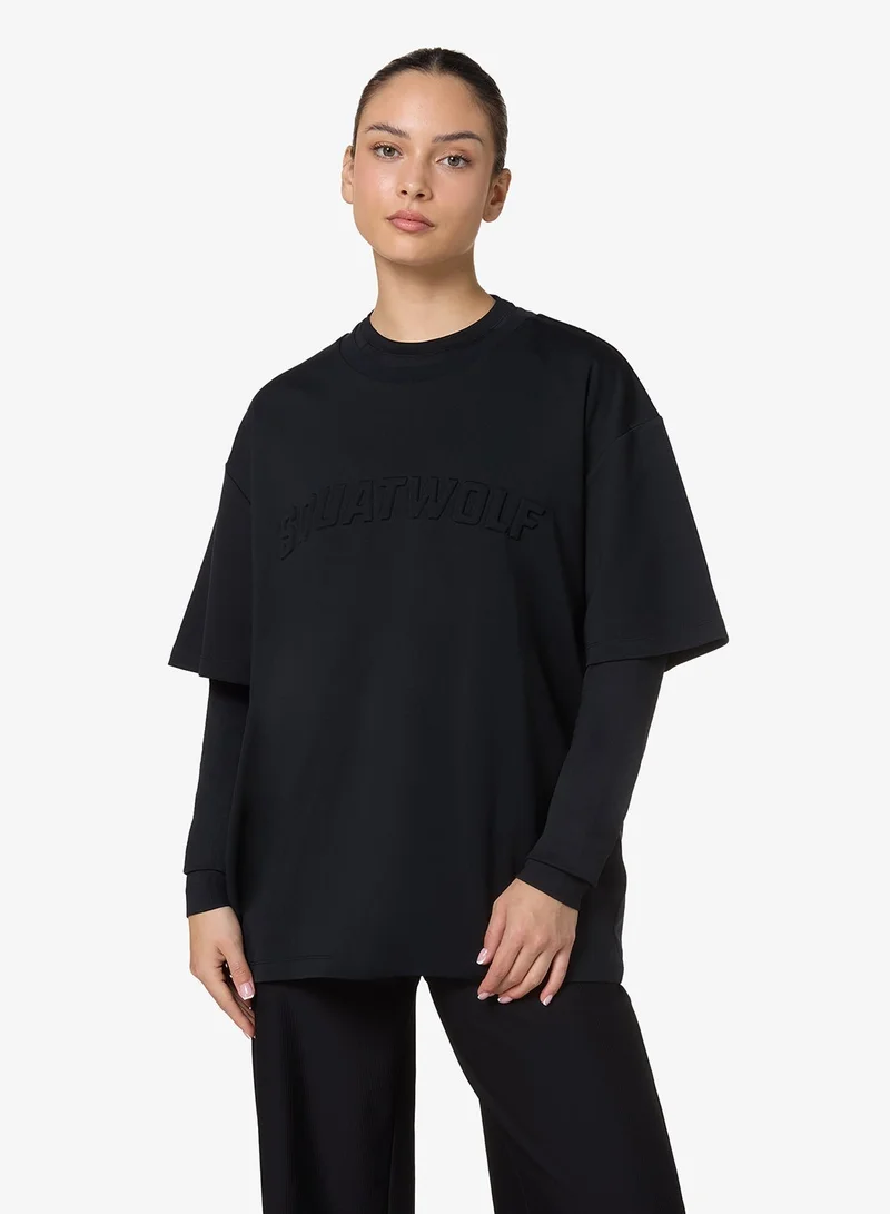 SQUATWOLF Oversized Statement T-Shirt
