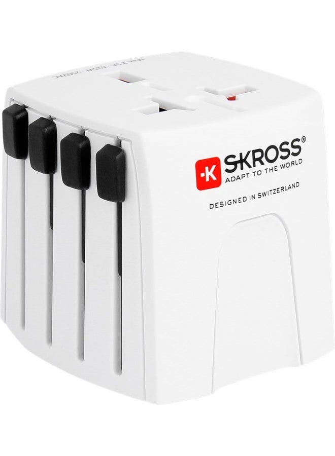 سكروس محول السفر العالمي SKROSS MUV Micro مع منفذي USB - محول صغير ثنائي القطب لأكثر من 220 دولة - Image 2