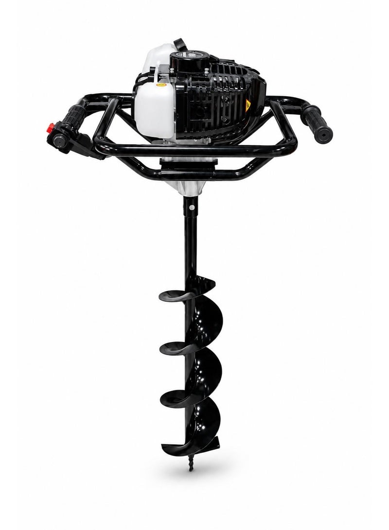 DELKO 52cc Gasoline Earth Auger – Upgraded Edition with 15cm Auger Bit | High-Performance 2-Stroke Engine - Image 3