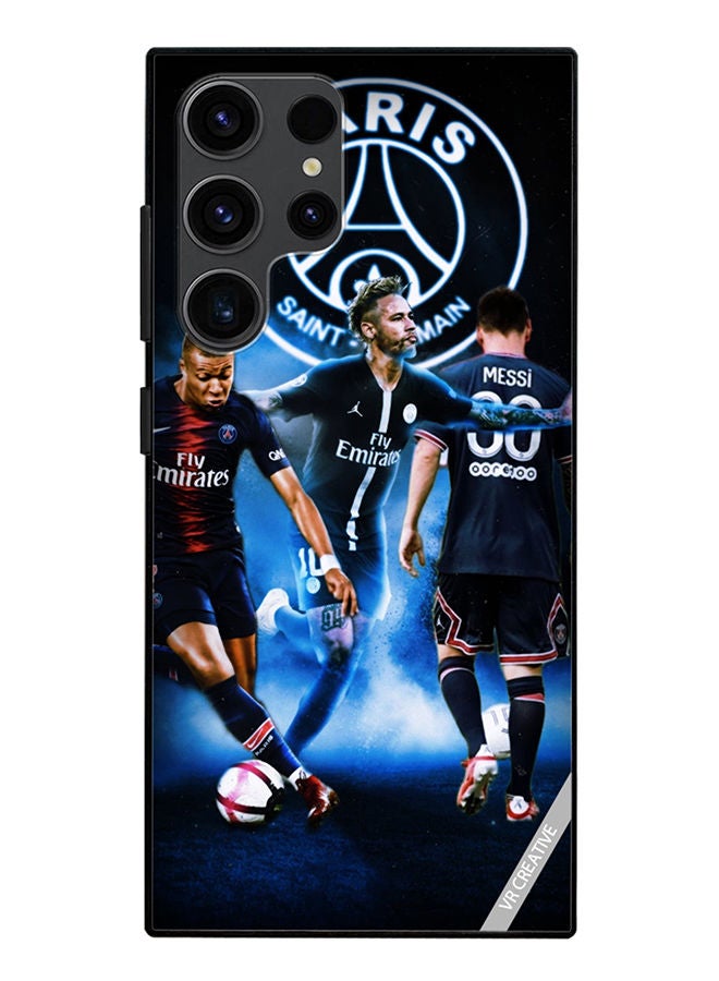VR CREATIVE Protective Case Cover For Samsung Galaxy S23 Ultra 5G Player Football Design Multicolour - Image 1