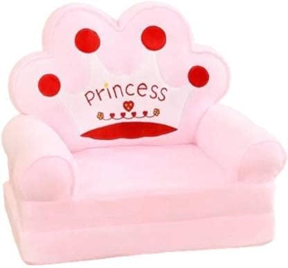 Peponi Super Soft Kids Sitting Bedding Set-Baby Pink for 0-2 Years Kid (A.Pink Sofa Bed) Premium Micro Fibre Filling - Image 1