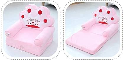 Peponi Super Soft Kids Sitting Bedding Set-Baby Pink for 0-2 Years Kid (A.Pink Sofa Bed) Premium Micro Fibre Filling - Image 4