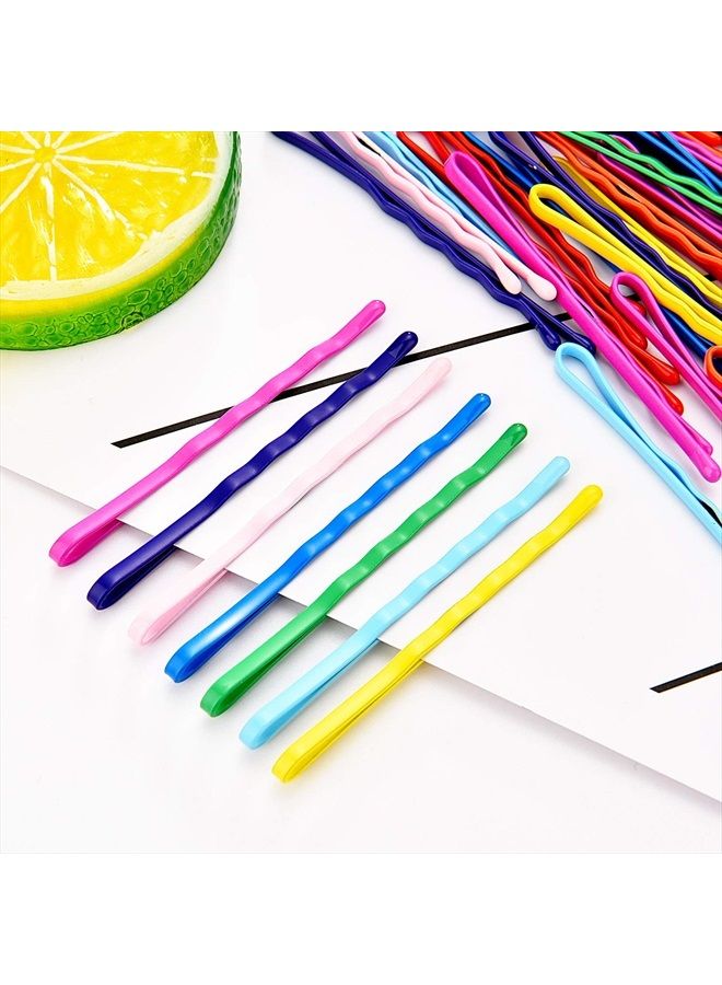Bememo 100 Pieces Bobby Hair Pins Hair Styling Clips with 1 Storage Box for Girl and Women, 10 Colors - Image 4