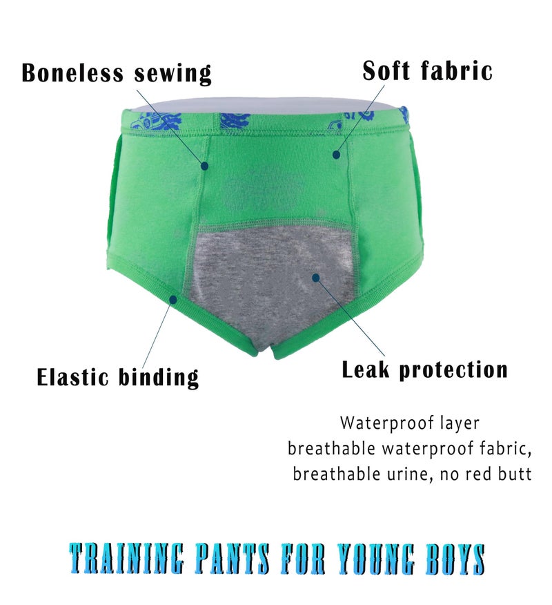 Boboking Boys Training Toddler Underwear Truck Potty Briefs For Boys Size 3 - Image 2