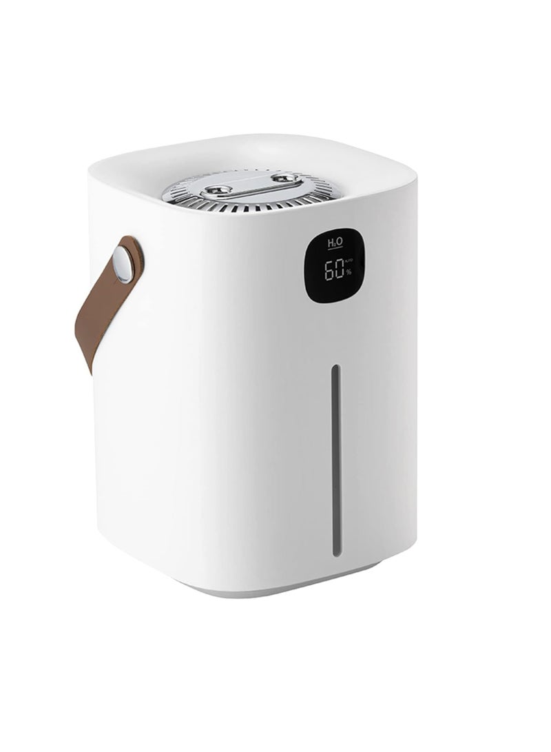 SYOSI Humidifiers for Bedroom Portable Cool Mist Humidifiers 2L Top Fill Air Humidifier Dual Nozzle Spray Quiet Smart Ultrasonic Humidifiers for Baby, Home, Large Room with Auto Shut Off - Image 1
