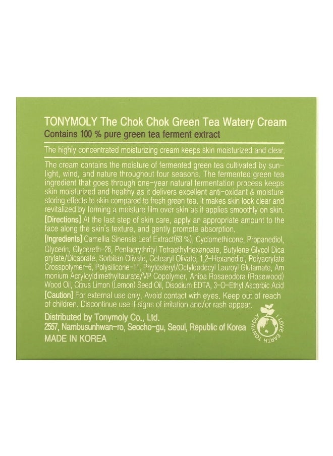 Tony Moly TonyMoly, The Chok Chok Green Tea, Watery Cream, 60 ml  - Image 3