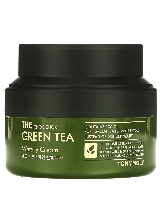 Tony Moly TonyMoly, The Chok Chok Green Tea, Watery Cream, 60 ml  - Image 1