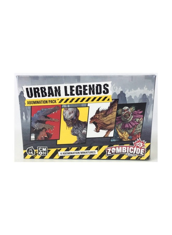 CMON Zombicide 2Nd Edition Urban Legends Abominations Pack - Face Your Worst Nightmares With Four Terrifying New Foes! Cooperative Strategy Game, Ages 14+, 1-6 Players, 1 Hour Playtime, Made
