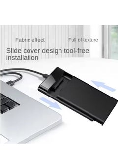 DUNISO External Hard Drive Enclosure， 2.5 inch universal external hard drive, USB 3.0 push pull version, 5Gbps, supports mechanical and solid state drives，black  - Image 5