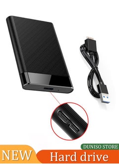 DUNISO External Hard Drive Enclosure， 2.5 inch universal external hard drive, USB 3.0 push pull version, 5Gbps, supports mechanical and solid state drives，black  - Image 1