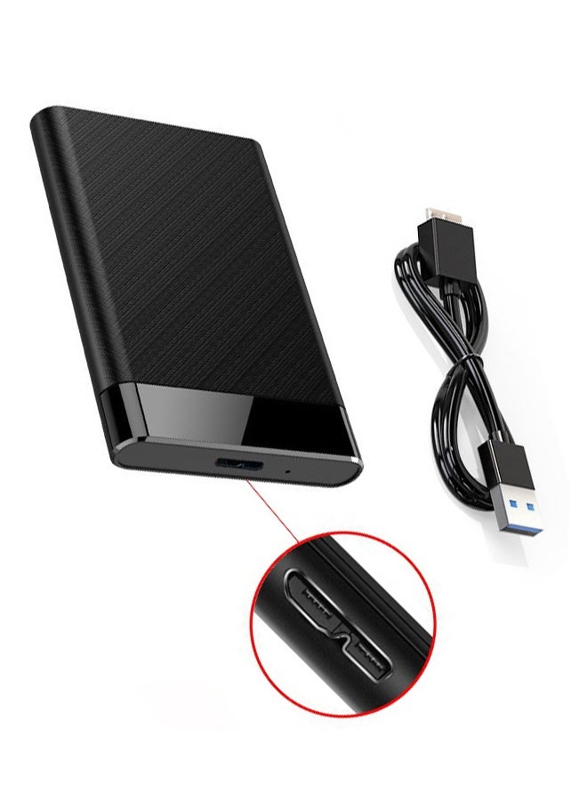External Hard Drive Enclosure, 2.5 inch universal external hard drive, USB 3.0 push pull version, 5Gbps, supports mechanical and solid state drives,black