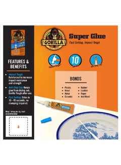 Gorilla 4-Piece High Strength Impact-Tough Versatile Super Glue 3 g 1026256  - Image 5