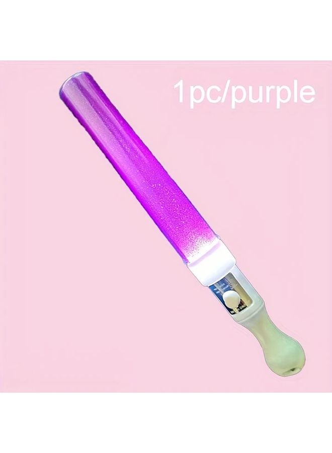 Purple LED Light Stick Battery Powered For Festivals Concerts Camping Halloween - Image 1