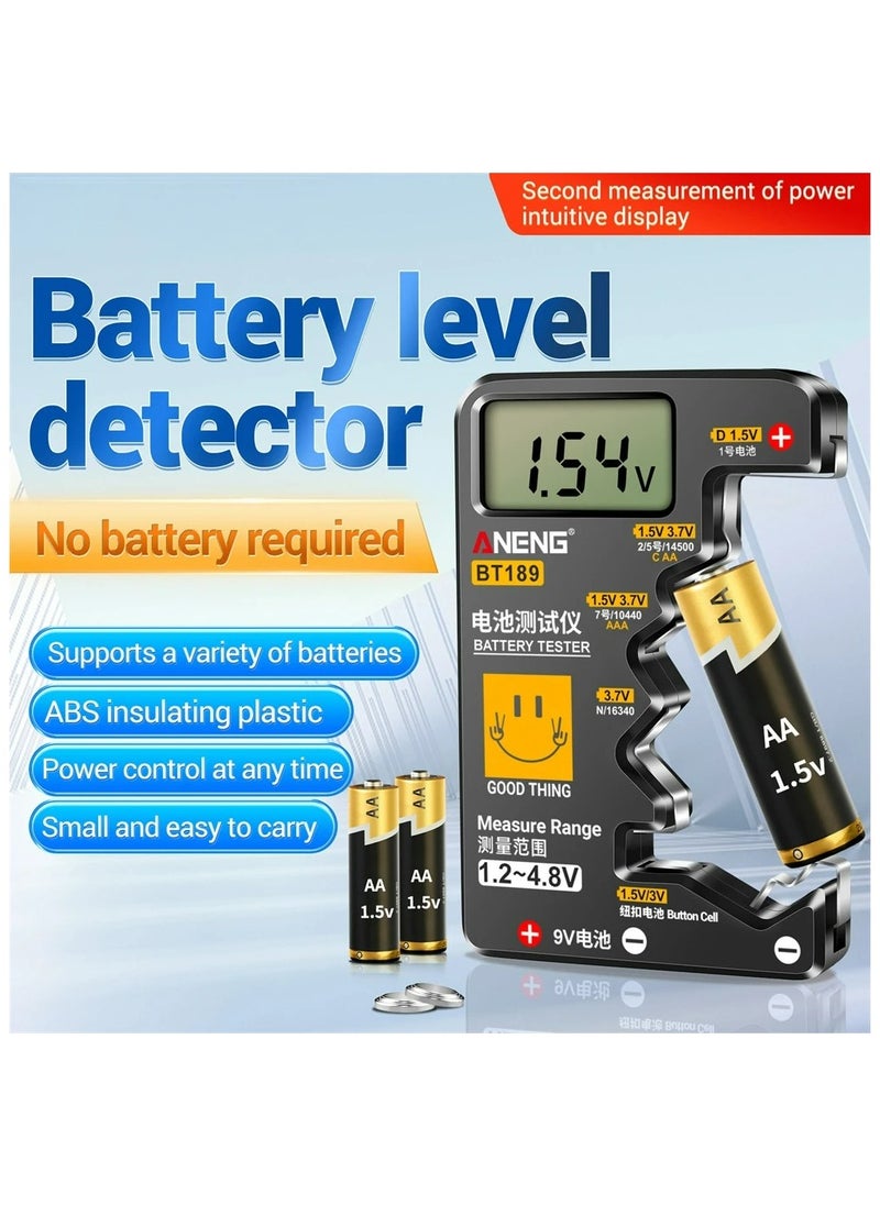 ANENG - ANENG BT189 Button Cell Battery Tester 9V N D C AA  AAA Universal Household LCD Display Battery Tester Power Bank Detectors Tools - Image 1