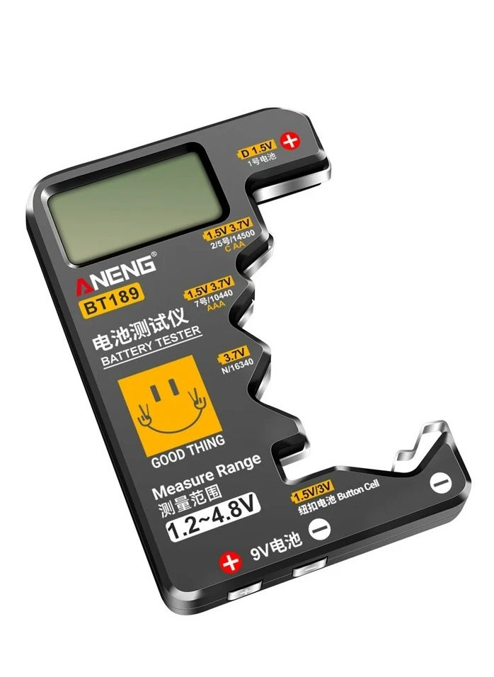 ANENG - ANENG BT189 Button Cell Battery Tester 9V N D C AA  AAA Universal Household LCD Display Battery Tester Power Bank Detectors Tools - Image 1