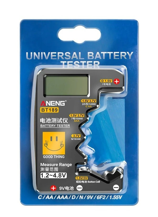 ANENG - ANENG BT189 Button Cell Battery Tester 9V N D C AA  AAA Universal Household LCD Display Battery Tester Power Bank Detectors Tools - Image 1