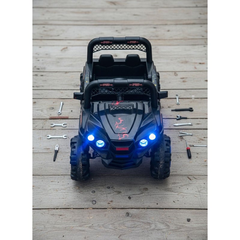 Dream Land Oatmeal Electric Rides-on Car for Kids with Remote Control - Blue - 769P - Image 3