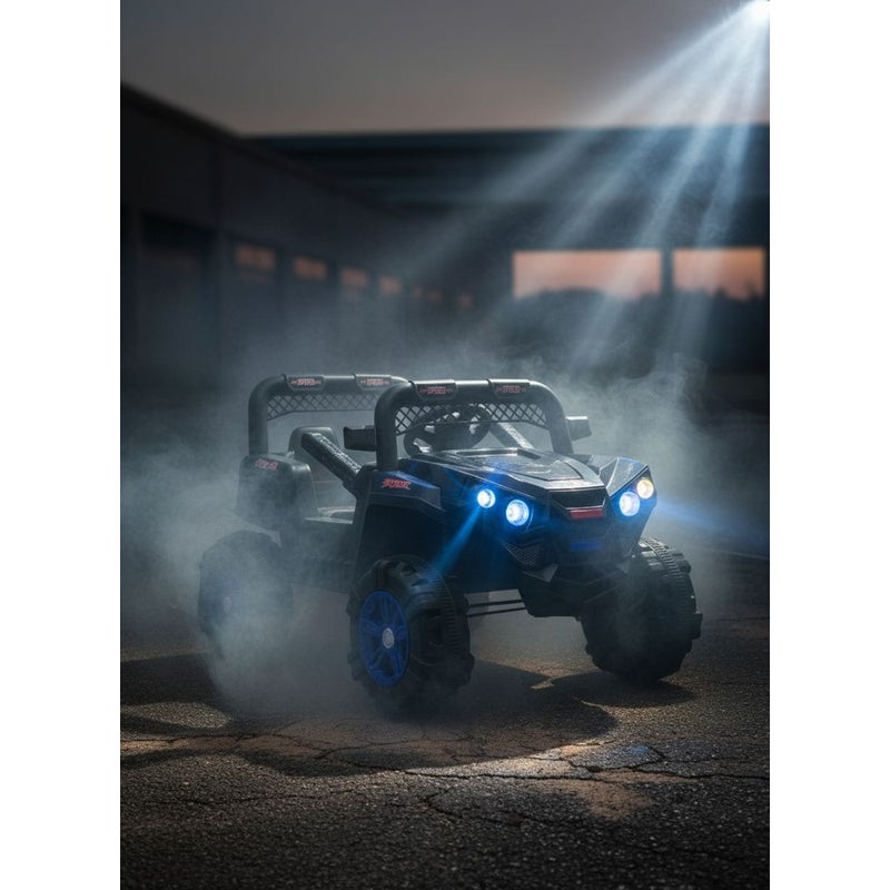 Dream Land Oatmeal Electric Rides-on Car for Kids with Remote Control - Blue - 769P - Image 4