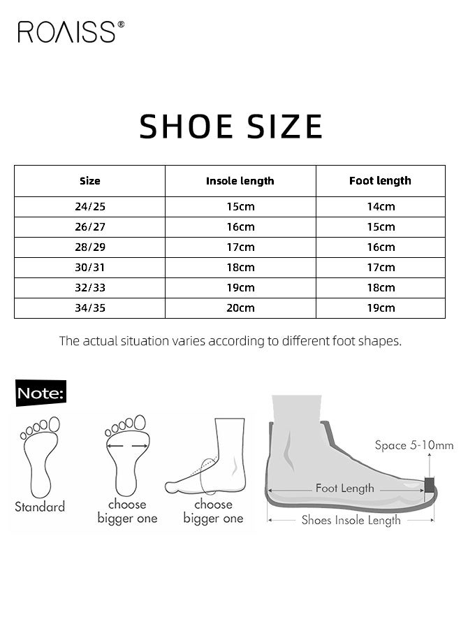 roaiss Children's Boken Shoes, Summer Non-slip Comfortable Lightweight Soft-Sole Sandals, Boys' and Girls' Bathroom/Shower/Beach Shoes for Outdoor Wear, PVC Open-Toe Flip-Flops, Dark Brown - Image 4