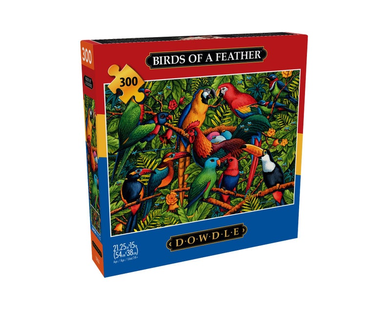 Buffalo Games - Eric Dowdle - Birds of a Feather - 300 Piece Jigsaw Puzzle for Adults Challenging Puzzle Perfect for Game Nights - Finished Size is 21.25 x 15.00 - Image 3