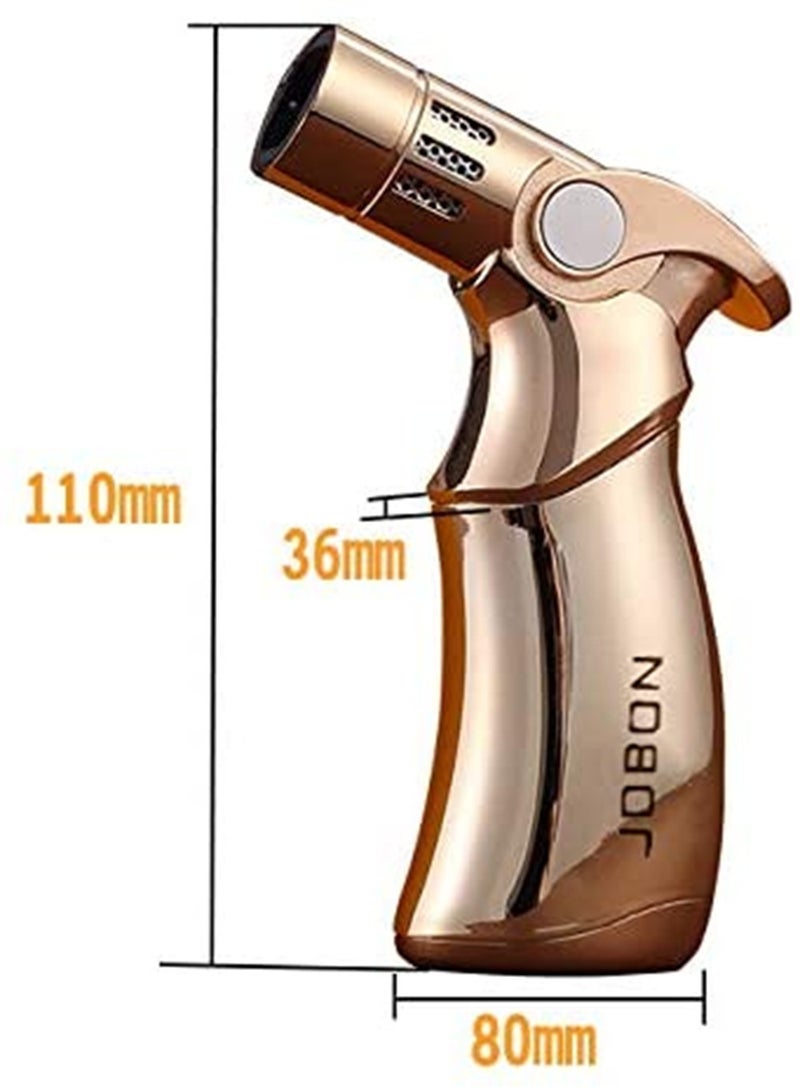 JOBON Windproof 4-Jet Flame Torch Lighter Butane Refillable Gas Lighter | High Power Lighter (Butane Gas Not Included) for Bakhoor Charcoal, Candle, Cooking, Camping, Baking, BBQ and Professional Use - Image 3