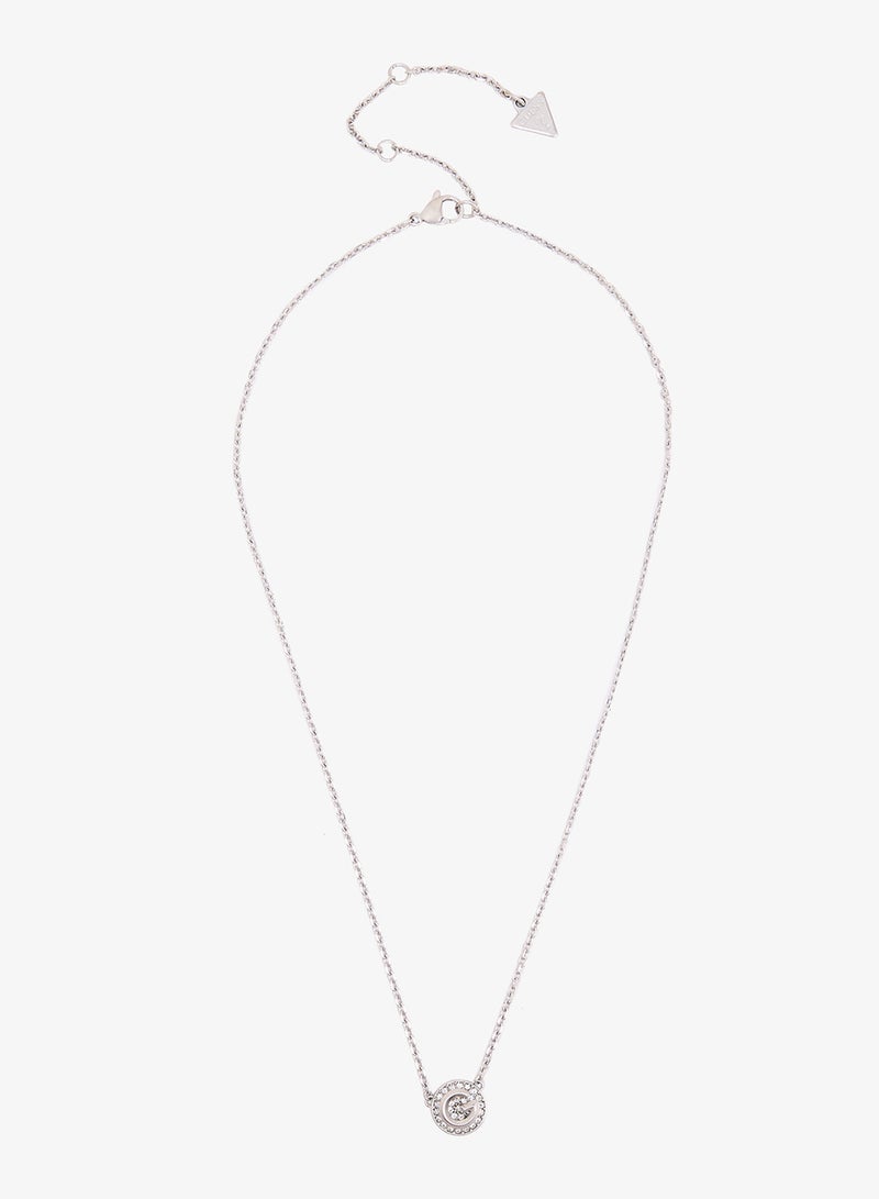 GUESS G Crystal Logo Necklace - Image 1